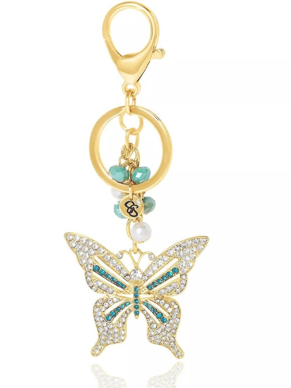 Jessica Simpson - Pave Crystal Butterfly Keychain